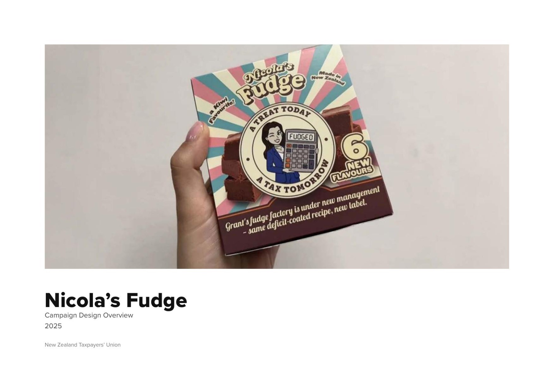 Nicola's Fudge Campaign sample 2